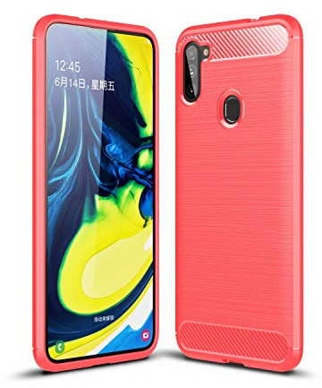 TingYR Coque pour LG Q92 5G, Housse Silicone Ultra Mince, TPU Silicone, Anti Rayure, Anti Chute, Durable, Housse Étui pour LG Q92 5G Smartphone.(Rouge)