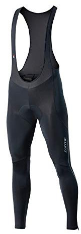 Santic Salopette Ciclismo Uomo Lunga Ciclismo Pantaloni Imbottiti Grigio EU XXL