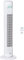 HOMCOM 30'' Freestanding Tower Fan, 3 Speed 3 Mode, 10h Timer, 70 Degree Oscillation, LED Light, 5M Remote Controller, White