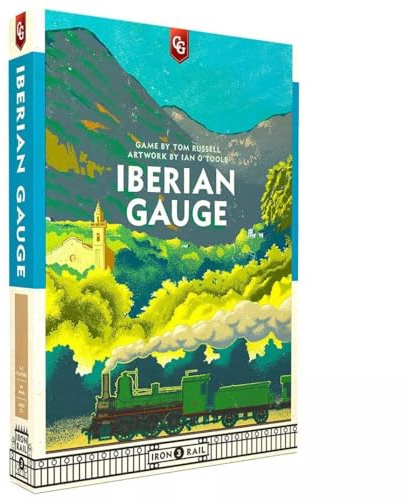 Capstone Games | Iron Rail 3 Iberian Gauge | Board Game | Base Game | 3 to 5 Players Ages 12+