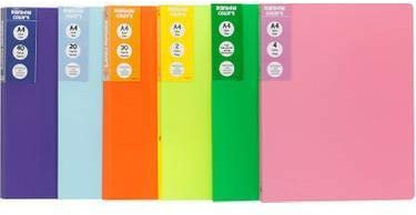 Lot de 30 porte-vues Arc-en-ciel Rose 127-22