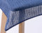 Weichschaum-Tischdecke mit Saum | Blau - Rund - 160cm | Schaumdecke | Klassik-Outdoor-Decke | Garten/Terrasse/Balkon | wetterfest | rutschfest