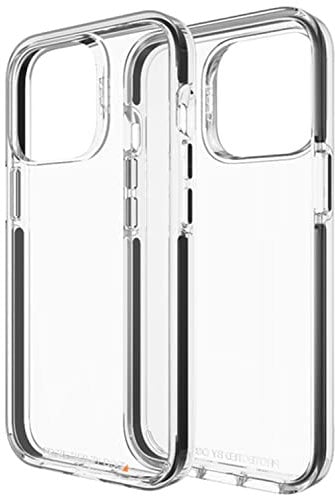 ZAGG Gear 4 Santa Cruz D30 Protective Case for iPhone 13 Pro, 5G, Slim, Shockproof, Wireless Charging, MagSafe, (Clear)