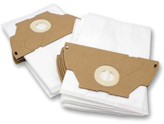 vhbw 10x Sacs compatible avec Tornado TO 140 jusque A.C. 08-2000, TO 170 / TO170 aspirateur - microfibres non tissées, 28cm x 21,5cm, blanc
