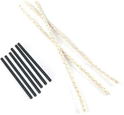 WallEgo Mechero Supervivencia Accesorios-6 Ferrocerio/Pedernal Supervivencia, 3 Mechas para Mechero
