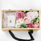 Générique Coffret Cadeau Bougie Parfumée avec Fleur de Savon parfumées Cadeau Femme Personnalisé Anniversaire Fête des Mères Saint Valentin