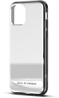 IDEAL OF SWEDEN Durchsichtige Handyhülle mit erhöhten Kanten und Nicht vergilbenden Materialien, fallgetesteter Schutz mit Spiegel Finish, kompatibel mit iPhone 11 und iPhone XR (Mirror Silber)