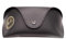 Ray-Ban Brillenetui für Sonnenbrillen, mittelgroß, Schwarz + Set mit eSHADES Luxus-Brillen-Set, Schwarz, Einheitsgröße