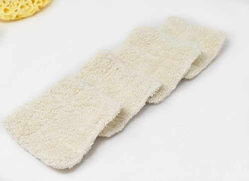 Reusable Cotton Terry Wipes - Pack of 4 - White