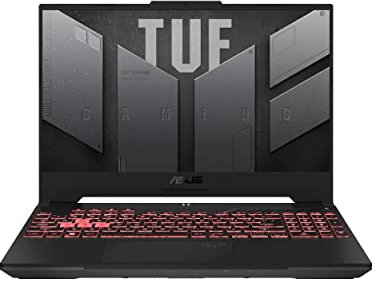 ASUS TUF Gaming A15 FA507NU#B0CQ2PZDQK, Notebook con Monitor 15,6 FHD Antiglare, 144Hz, Processore AMD Ryzen 5 7535HS/H, RAM 16GB, 512GB SSD PCIE, NVIDIA GeForce RTX 4050 6GB, Win 11 Home, Grigio
