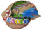 3D-Kühlschrankmagnet, Muschelform, Jesolo, Venedig, Italien, Reise-Souvenir, Kühlschrankdekoration, Kunstharz, handbemalt