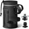 Likesing 12-24oz Porte Gourde Velo sans Vis Bidon Porte Velo avec Poche en Maille et Bandes réfléchissantes Porte Gourde VTT Bouteille de Vélo Guidon Poussette Porte Gourde Randonnée Fauteuil Roulant