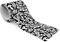 Muralo - Selbstklebende Bordüre - Tapetenbordüre Wandbördure - Dekorative Wandtatto für Wände, Möbel, Decken, Tapeten, Wandverkleidungen, Türen - Schwarz-weiße Ornamente - Br.10cm x Hö.300cm