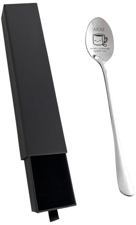 1 Löffel für Mama, 1 Geschenkbox, Löffel für Mama, Geschenklöffel für Mama, ungewöhnliches Muttertagsgeschenk, bestes Geschenk für Mama, lustiges Muttertagsgeschenk, erstes Muttertagsgeschenk für Mama