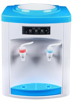Dispensador de agua eléctrico de 550 W, fuente de agua caliente y fría, enfriador de agua eléctrico, para su dormitorio, tienda de comestibles, escritorio
