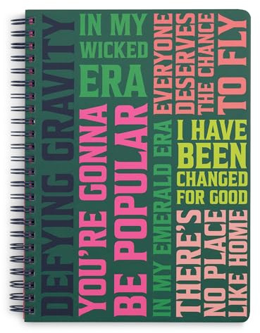Steel Mill & Co. Small Spiral Notebook, Wicked Word Art