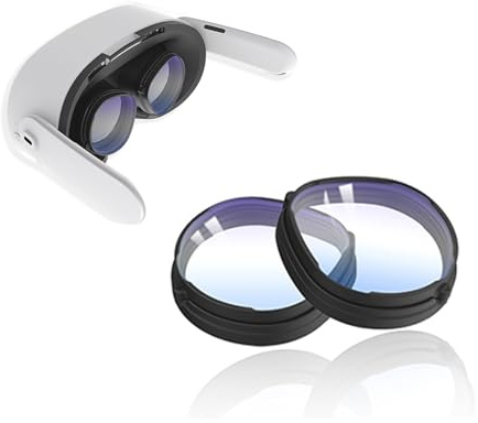 1 par de lentes magnéticos antiluz azul VR para lentes Quest 3S VR, accesorios antifatiga y protección ocular