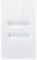 Kochenty Tuya WiFi Smart Dimmer Switch 2 Gang Dimmer Light Switch Touch Panel APP Remote Control Works with Alexa Home,A