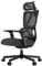 ProtoArc EC100 Bürostuhl Ergonomisch, Computertischstuhl mit dickem Federkissen, adaptiver Lendenstütze, verstellbaren Armlehnen & Kopfstütze, Mesh-Schwenkstuhl für Homeoffice, Bürostuhl 150kg,Schwarz