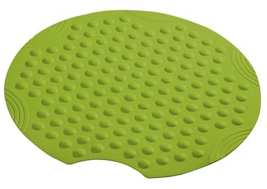 Duschmatte Duscheinlage rutschfest Rund - Sicherheitseinlage für die Dusche - Ø54cm Grün - Made in Germany
