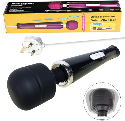Vibrator for Women – Sex Toy, Wand Massager for Clitoral Stimulation | Adult Sex Toys for Woman & Couples, Personal Vibrator for Full-Body Massage & Intimate Pleasure – Clit Stimulator