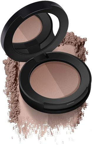 Zweifarbiges Augenbrauenpuder - Mattem Finish Und Leicht Verblendbar Augenbrauenfarbe Puder Makeup - Gleichmäßig Aufzutragen, Seidig-Weiche Textur, Für Das Tägliche Augenbrauen Make Up - #05, 1.6g