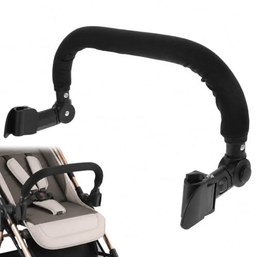 Supvox Einstellbare Kinderwagen GriffverläNgerung Armlehne Universal VerläNgerung FüR Buggy Mit Schwamm Und Kunststoff GriffverläNgerung KinderwagenzubehöR 16.93X11.42X1.18In