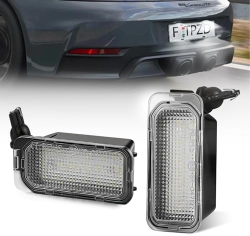 efuturetime LED Kennzeichenbeleuchtung Nummernschildbeleuchtung für Ford | Canbus Fehlerfrei Ford Fiesta Focus C-MAX S-MAX Mondeo Kuga Galaxy Ranger Transit Jaguar XJ XF, 6500K Plug&Play