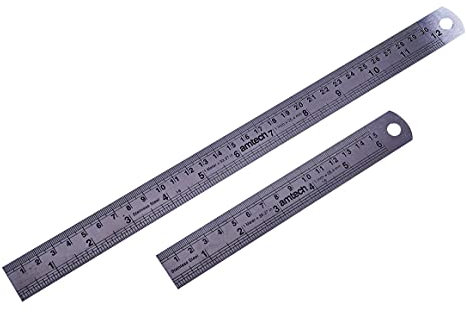 Amtech P5170 2 Piece steel ruler set