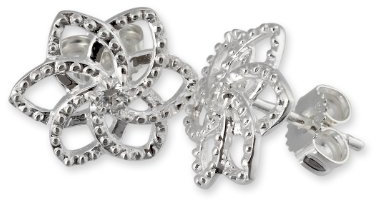 The Hobbit Jewelry Damen-Ohrstecker Nenya Glam 925 Sterling Silber 19009968