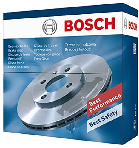 Bosch BD1511 Brake Disc - 324 mm Vented High-Carbon Disc - Rear Axle - ECE-R90 Certified - Great Cooling and Noise Suppression, Advanced Corrosion protected - 1 Single Disc