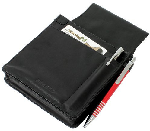 Ledershop24 Branco Kellnertasche Holster Halfter Rindsleder Farbe Schwarz - Achtung ohne Kellnergeldbörse