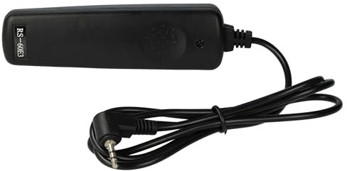 vhbw 1x Télécommande déclencheur avec câble Compatible avec Canon EOS 60D, 450D, 500D, 60Da, 400D, 550D Appareil Photo, 1 m