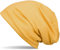 styleBREAKER Unisex Beanie Mütze Einfarbige mit Thermo-Fleece Futter, warme Winter Mütze gefüttert 04024008, Farbe:Senf
