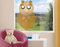 Fenstersticker No.CA40 Eulein Eulen Uhus Vögel Tiere Babys Fenstersticker Fensterfolie Fenstertattoo Fensterbild Fenster-Deko Fensteraufkleber Fensterdekoration Glas-Sticker Größe: 202cm x 120cm
