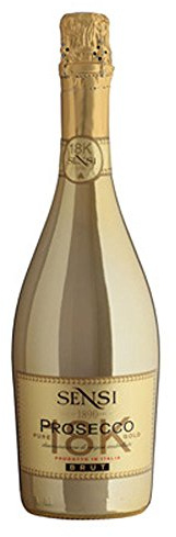 Sensi 18KT Gold Prosecco Sparkling Wine 75cl Bottle