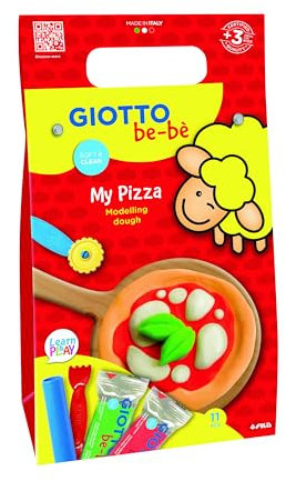GIOTTO be-bè 4684 00 - My Pizza, Kinderknete, farbig sortiert