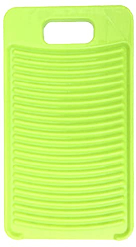MZD Plastic Mini Washboard Washing Board for Kids Shirts Clean Laundry Lime (Green)