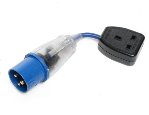 SGS Fly Lead Socket Converter 16A Lead to 13A Socket