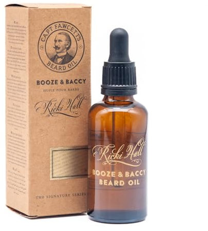 Captain Fawcett Beard Oil Booze & Baccy by Ricki Hall 10ml