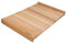 NATUREHOME Schneidebrett 60x40cm mit Saftrille und Anschlag aus zertifiziertem, Buchenhartholz – Beidseitig nutzbar, rutschfest und langlebig – extra großes Tranchierbrett für Fleisch, Brot und Gemüse