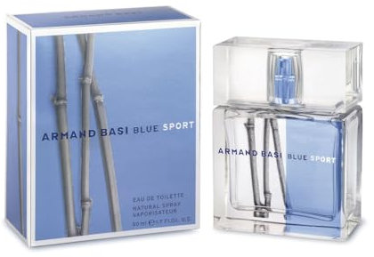 Armand Basi I Blue Sport Eau de Toilette, Herrenduft Spray, Duftfamilie Woody Aromatic, 50 ml