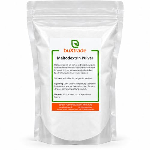 500 g Maltodextrin | Malto Dextrin | Zucker | Kohlenhydrate | rein | Buxtrade | Maisstärke