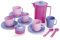 Dantoy Coffee Set For 4, Role Play Tea Party with 17 Pieces Pretend Play Toys for Kids – Princess Pink