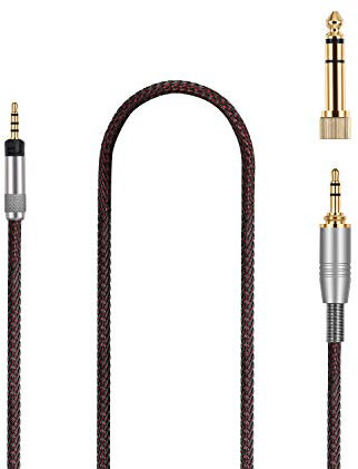 KetDirect Replacement Audio Cable Upgrade Headphone Cord with Lock Connector for Sennheiser HD558, HD518, HD598, HD599, HD569, HD579 Headphones 1.8meters/5.9feet