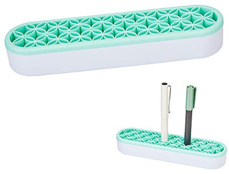 GORGECRAFT Stifthalter für Näharbeiten, Schreibtisch-Organizer, Stiftehalter, Nähen, Handwerk, Werkzeughalter, Aufbewahrungsbox für Versteck und Aufbewahrung (grün)