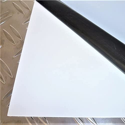B&T Metall Tôle d'acier galvanisée revêtue par pulvérisation blanche de 0,75 mm d'épaisseur Tôle d'acier magnétique laquée d'un seul côté avec film de protection sur le côté visible Blanc RAL