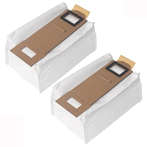 HUAYUWA Vacuum Cleaner Dust Bag Replacement Parts Fits for Roborock S7/T7S/T7S PLUS/G10 Sweeper Accessories, 2 Dust Bag