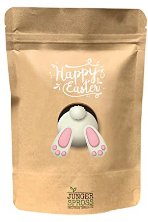 JUNGER SPROSS Pflanzbeutel - Happy Easter Hasenloch