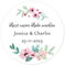 50 STICKERS Blumen PERSONALISIERT 'Lasst unsere Liebe wachsen' Hochzeit Aufkleber, 40mm Runde Liebe Saat/Blumensamen Etiketten für Hochzeit,Taufe,Konfirmation,Gastgeschenk,Tüten - Rd 281 (008)